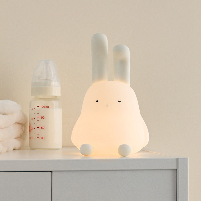 Kawaii Bunny Night Light – Soft, Safe, and Soothing LED Lamp for Kids