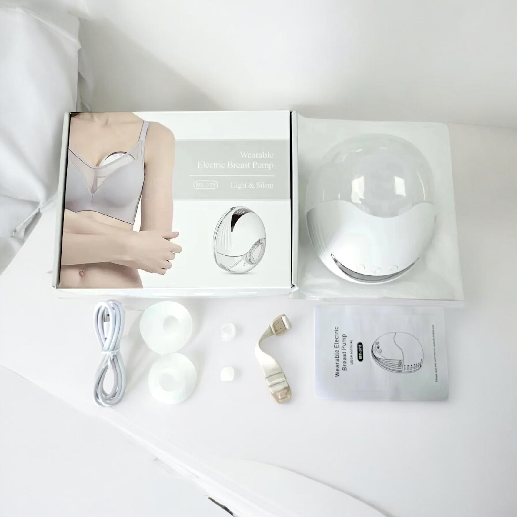 MOMCOZY M5 Hands-Free Wearable Breast Pump