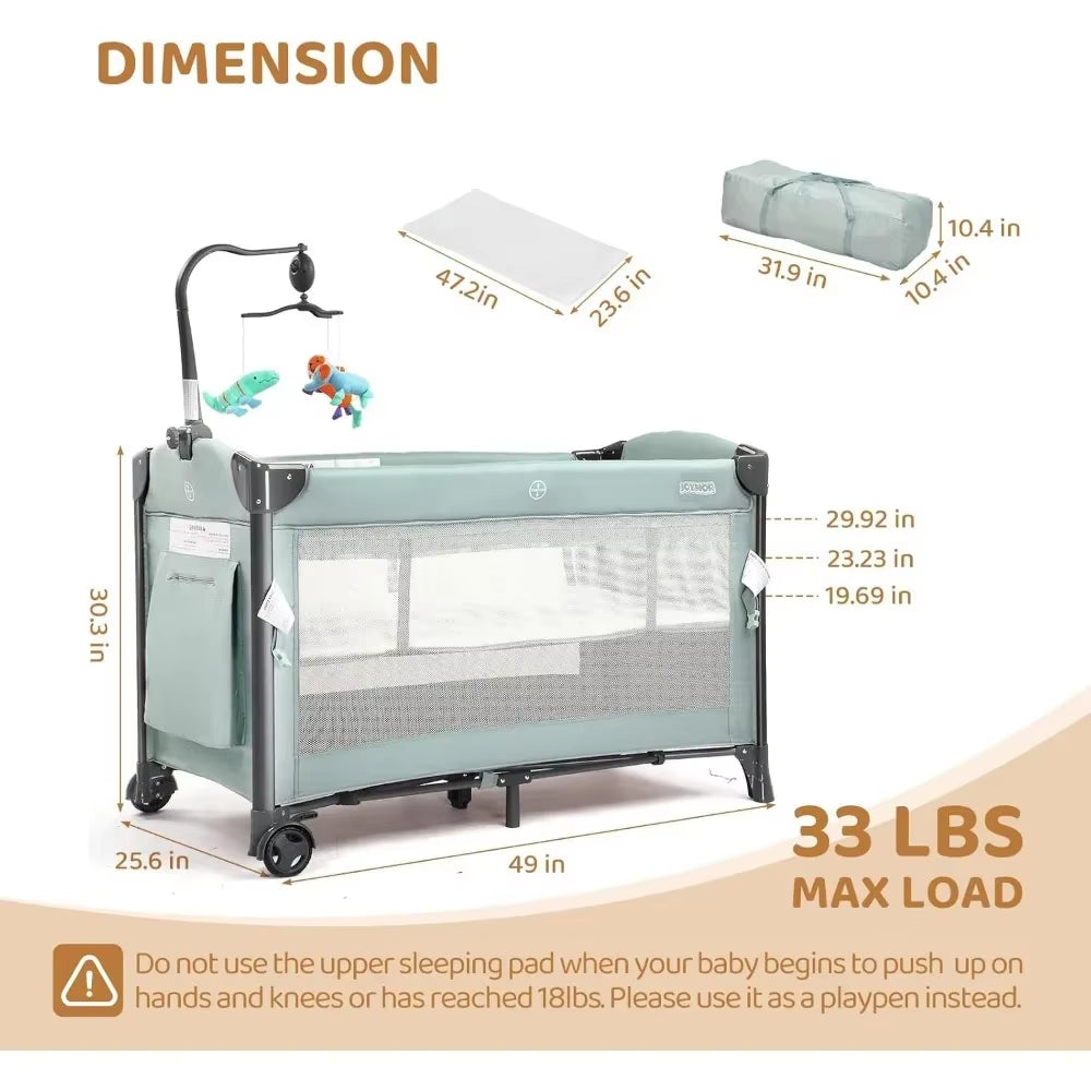 3-in-1 Baby Bedside Sleeper