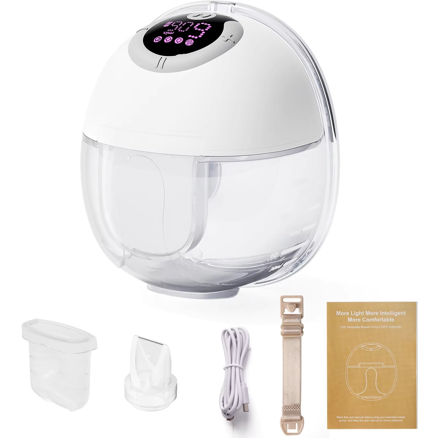 Hands-Free Wearable Breast Pump