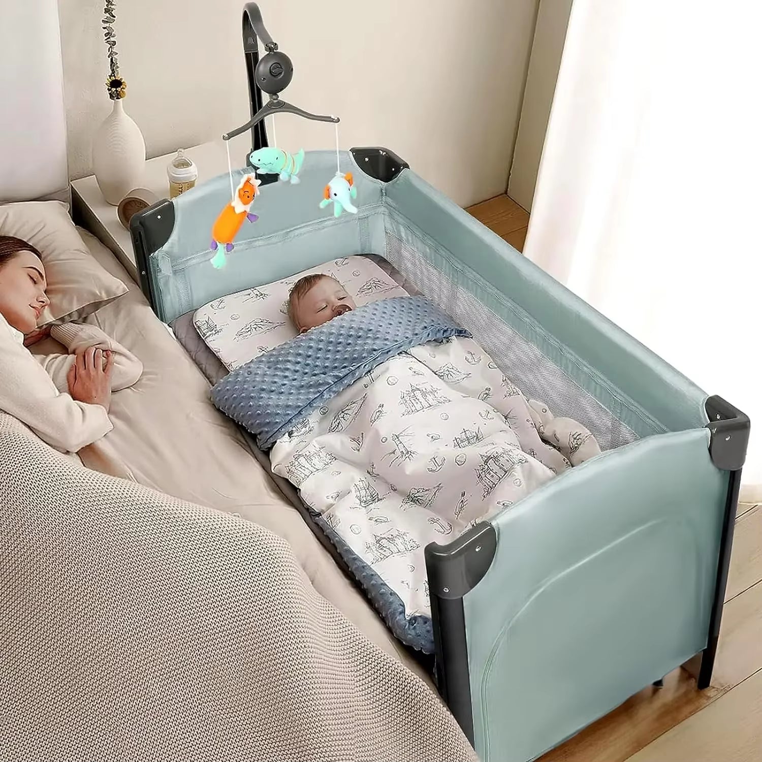 3-in-1 Baby Bedside Sleeper