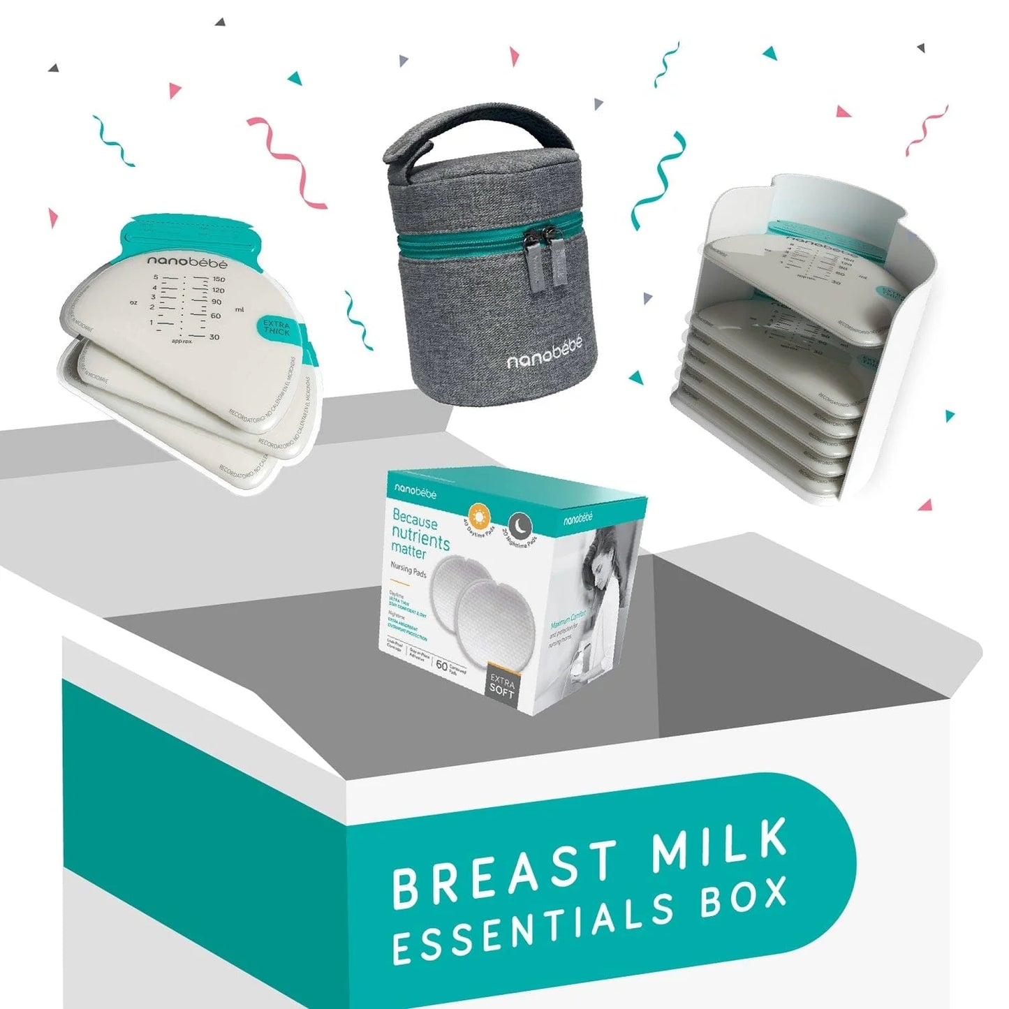 Nanobébé Breast Milk Essentials Box – Regular & Deluxe Bundles for Pumping & Combination Feeding Moms