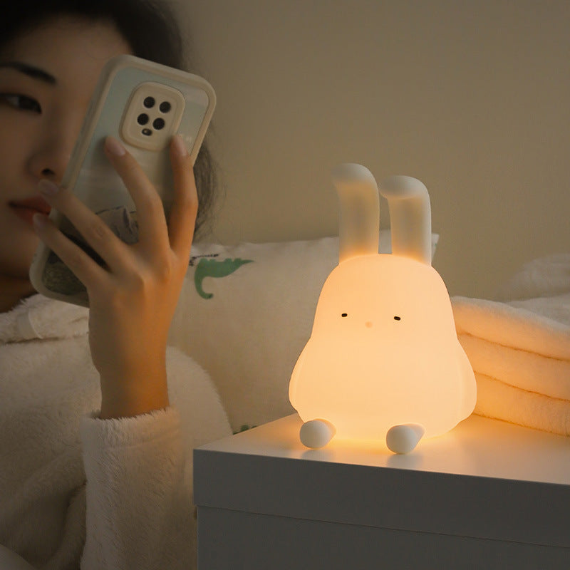 Kawaii Bunny Night Light – Soft, Safe, and Soothing LED Lamp for Kids