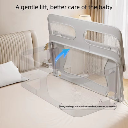 Portable Baby Crib with Anti-Pressure Bed – Folding Playpen with Guard Rail