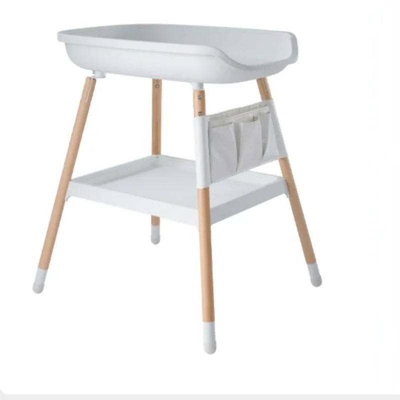 Nordic-inspired baby care table