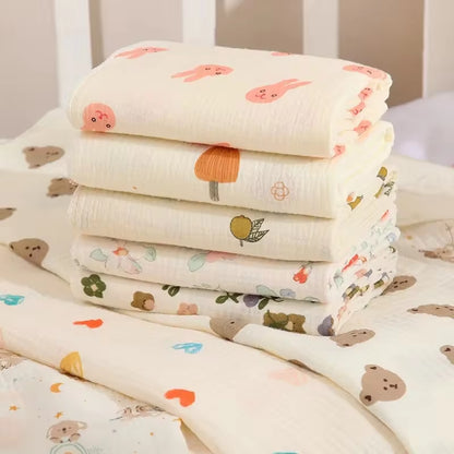 Cotton Muslin Baby Swaddle Blanket – 80x80cm