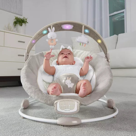 Ingenuity Twinkle Tails Bouncer - Cozy Comfort & Soothing Features for Your Newborn