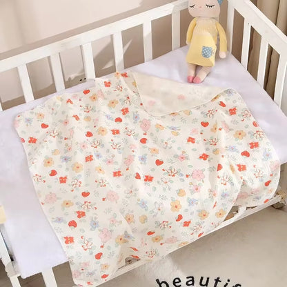 Cotton Muslin Baby Swaddle Blanket – 80x80cm