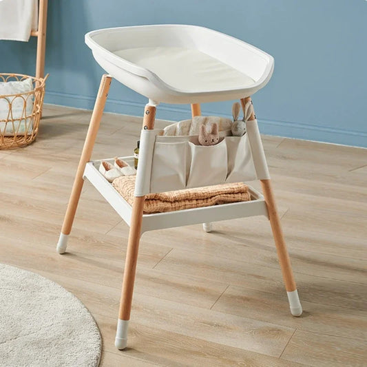 Nordic-inspired baby care table