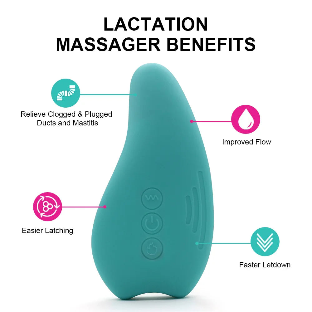 Warming Lactation Massager: Your Essential Support for Breastfeeding