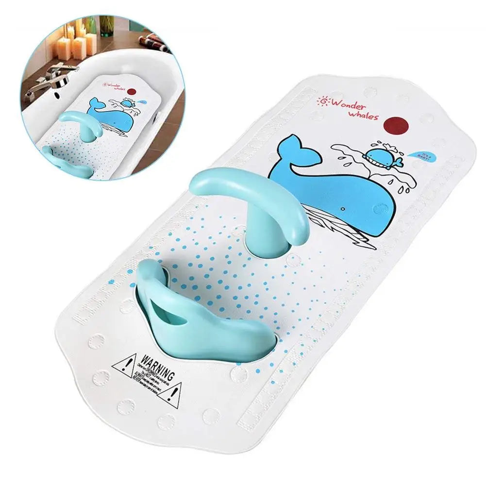  Baby Bath Mat & Shower Seat – Safe, Comfortable, and Non-Slip Bath Support for Infants