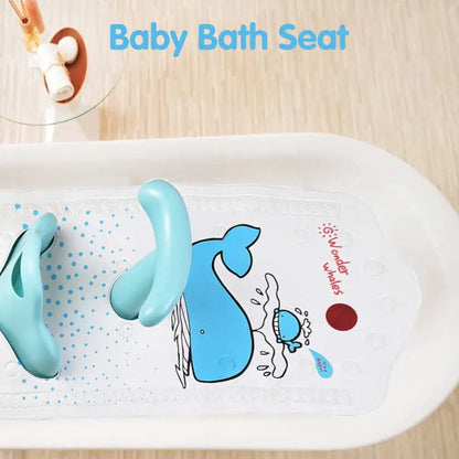  Baby Bath Mat & Shower Seat – Safe, Comfortable, and Non-Slip Bath Support for Infants