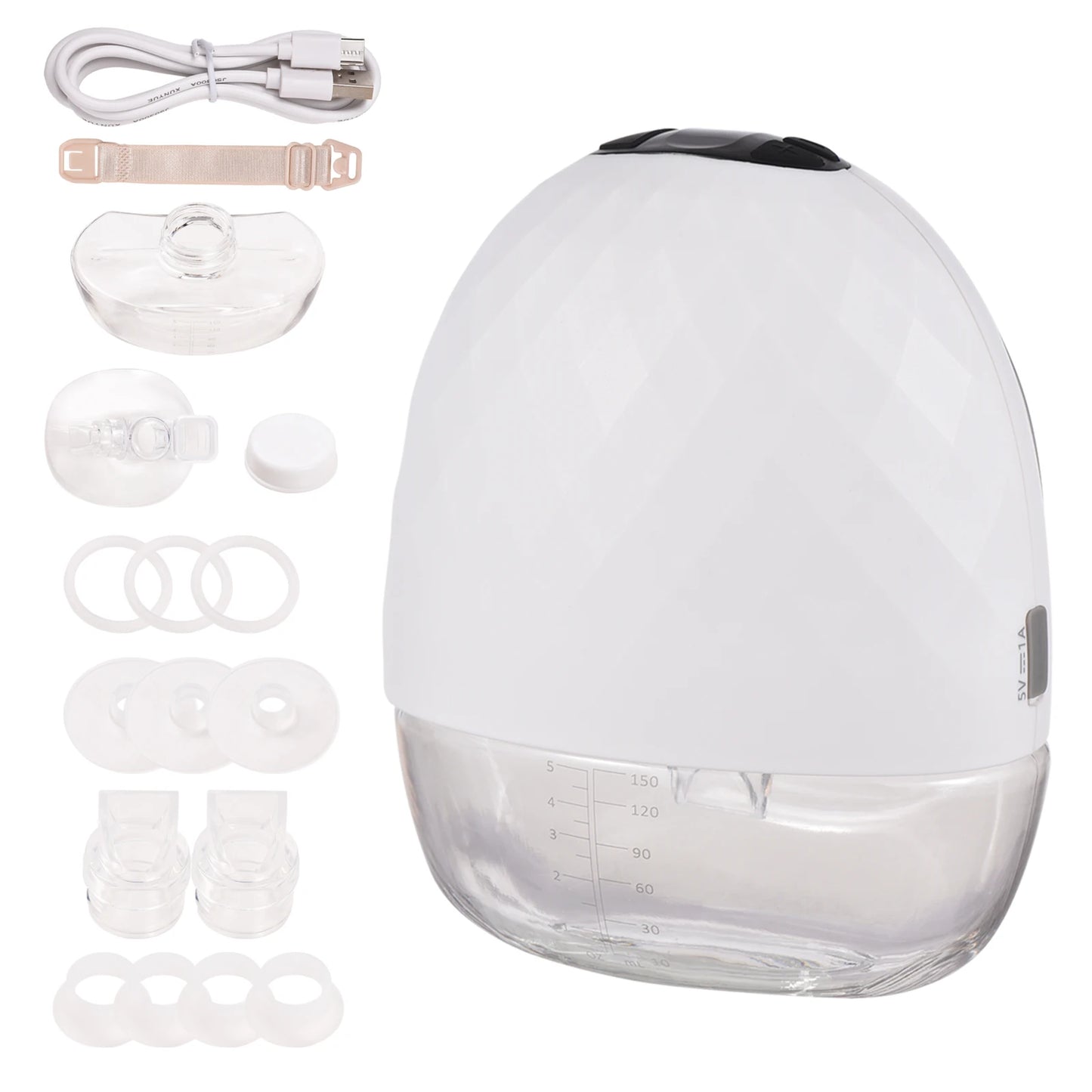 S20 Wearable Hands-Free Breast Pump – Portable & Efficient Electric Pump with Adjustable Modes