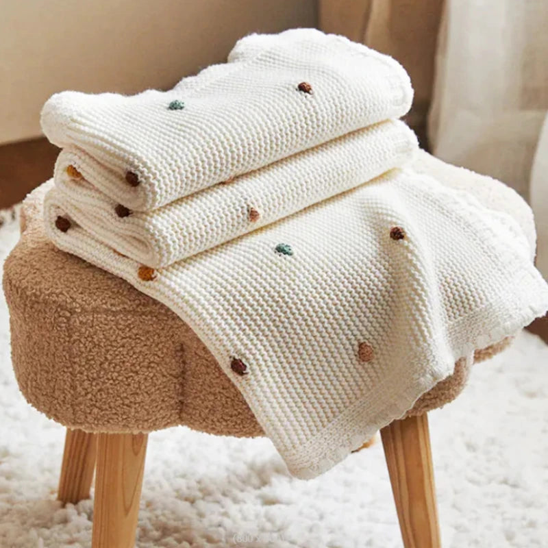 Luxurious Knitted Baby Blanket