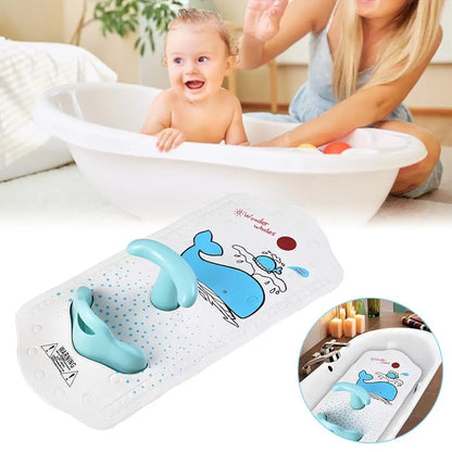  Baby Bath Mat & Shower Seat – Safe, Comfortable, and Non-Slip Bath Support for Infants