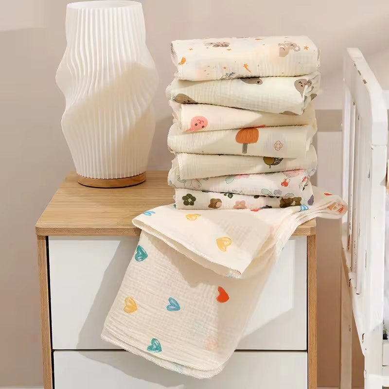 Cotton Muslin Baby Swaddle Blanket – 80x80cm