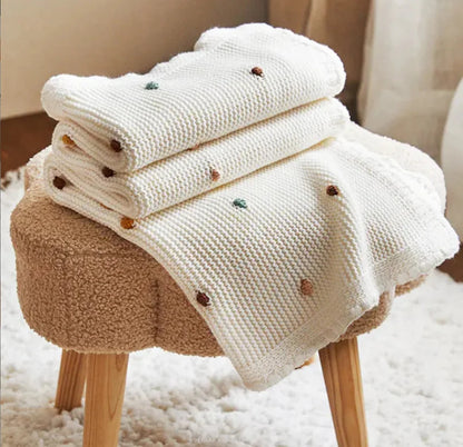 Luxurious Knitted Baby Blanket