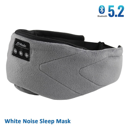 Sleep Mask with Headphones for New Moms – White Noise Bluetooth Eye Mask with Extra Soft Modal Lining & 100% Blackout